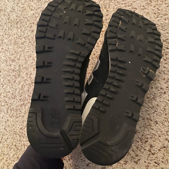 New balance 574 sneakers black size women’s 8 - Picture 3 of 7